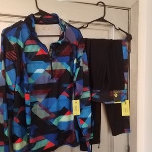 New Xersion Plus Jacket and Leggings  Suit 2x
